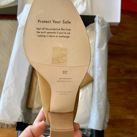 Tamara Mellon Tall Boots in Chamois - Picture 6 of 9